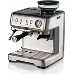 Ariete Metal Espresso 1313 - pákový kávovar s tryskou a mlýnkem