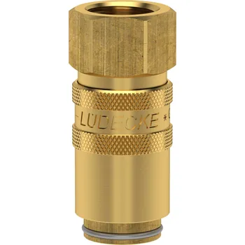 Hadicová spojka ESHM 14 IAB (rychlospojka ESHM G1/4" vnitřní ventil, DN6, mosaz)