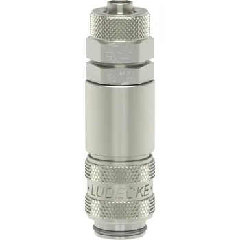 ESMN 6 TQDR (rychlospojka Mini 8/6mm otoč., DN5, mosaz nikl.)