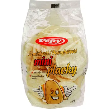 Trvanlivě pečivo Vepy Bramborové mini placky 45 g