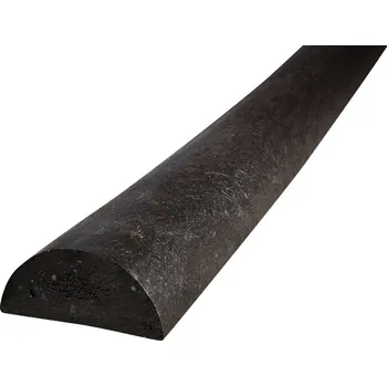 Příslušenství pro plot Plastové plotovky Transform profil půlkruhový 79x35x2000, hnědé - recyklát - plastová plotovka - půlkulatá - recyklát