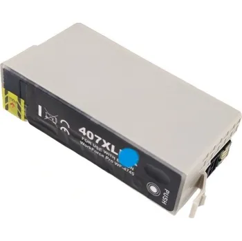 Epson 407XL T07U2 azurová (cyan) kompatibilní cartridge