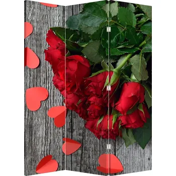 Paraván LuxusniObrazy.cz Paraván - Kytice růží