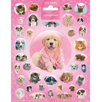 samolepka Samolepky typ L - Softies Cuties mláďata L110106