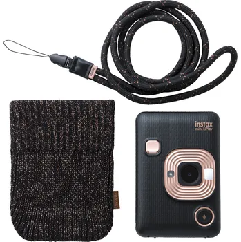 Analogový fotoaparát Fujifilm Instax Liplay Elegant Black Bundle Soft