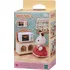 Doplněk k figurce Sylvanian Families 5443 skříň s mikrovlnnou troubou