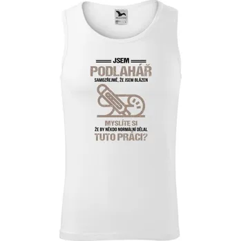 Pánské tílko Pánské tílko Malfini Core Samozřejmě, že jsem blázen - podlahář