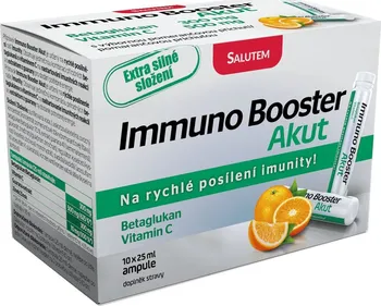 Přírodní produkt Salutem Pharma Immuno Booster Akut s pomerančovou příchutí 10 ampulí