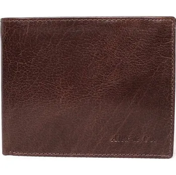 Peněženka Luxusní tmavěhnědá kožená peněženka Alex&Co (Gianni Conti) no. 100
