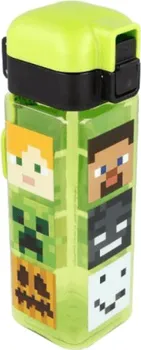 Láhev Stor Láhev na pití Minecraft s bezpečnostním uzávěrem 550 ml