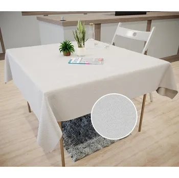 ubrus Vánoční ubrus třpyt stříbrný - 75 x 75 cm