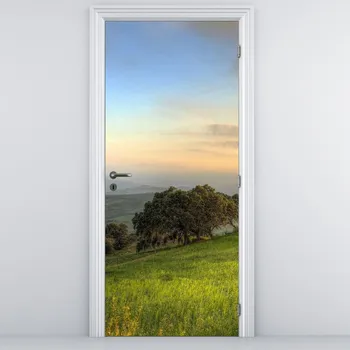 Fototapeta LuxusniObrazy.cz Fototapeta na dveře - Výhled z kopce