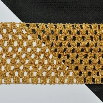 Síťovaná pruženka šíře 7 cm pro výrobu tutu sukýnek DAM, barva béžová tm.