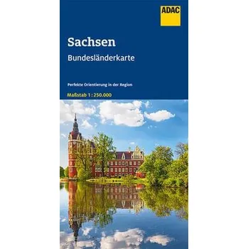 ADAC Bundesländerkarte Deutschland Blatt 09 Sachsen 1:250 000