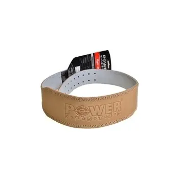 Sport Power System Kožený opasek Power natural PS-3000 - M 80-101 cm