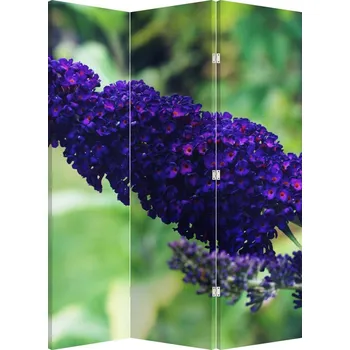 Paraván LuxusniObrazy.cz Paraván - Modrá květina