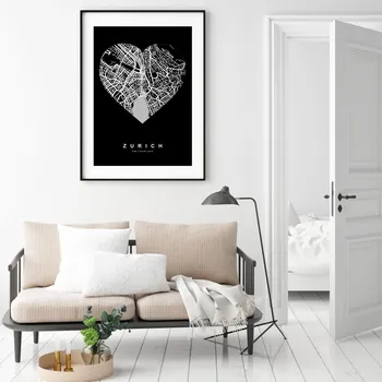 Plakát LuxusniObrazy.cz Plakát - Curych