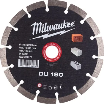 Řezný kotouč Diamantový kotouč Milwaukee DU 180 (4932399523)