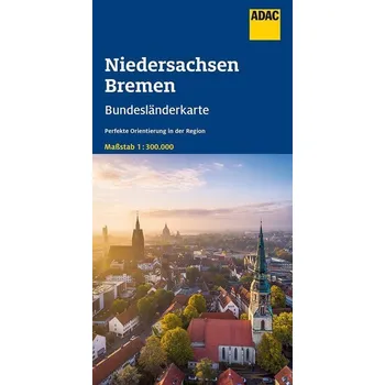 ADAC Bundesländerkarte Deutschland Blatt 03 Niedersachsen/Bremen 1:300 000