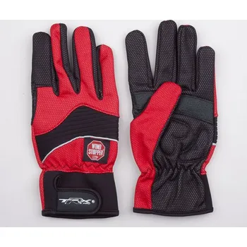 Cyklistické rukavice Rukavice Alpine červená S