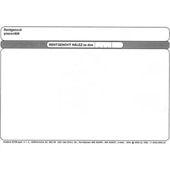 Tiskopis Tiskopis NEM. Průvodní list k RTG vyšetření A4 DITIS