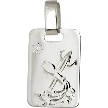 Šperk Přívěšek znamení Vodnář z bílého zlata ZZ0805VODMBF + dárek zdarma