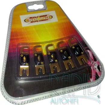 Autopojistky Nožová pojistka Mini ANL New Sound FF100 100A sada 5 kusů ( Sada 5-ti kusů nožových 100A Mini ANL pojistek )