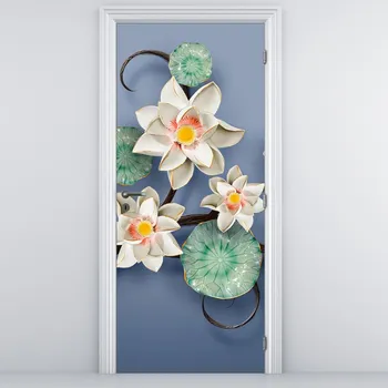 Fototapeta LuxusniObrazy.cz Fototapeta na dveře - Lekníny