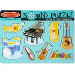 Melissa & Doug Dřevěné puzzle se zvuky