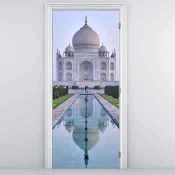 Fototapeta LuxusniObrazy.cz Fototapeta na dveře - Taj Mahal za východu slunce