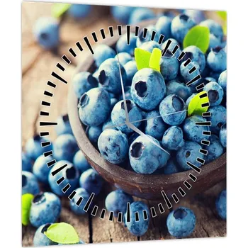 Obraz LuxusniObrazy.cz Obraz - Borůvky (s hodinami)