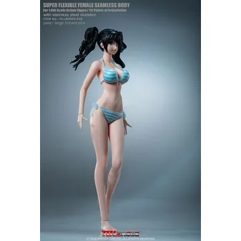 Figurka Figurka ženy Caucasian Pale Female Anime Girl Super Flexible Seamless 1/6 Body (Large Bust)