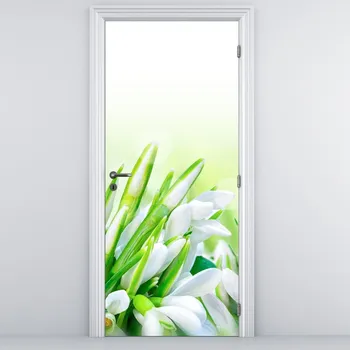 Fototapeta LuxusniObrazy.cz Fototapeta na dveře - Sněženky