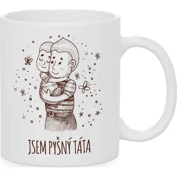 Hrnek - Pyšný táta Barva: Bílá
