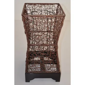 Stojací lampa Nábytek PEGAS Ratanová lampa AXIN 2 - bez připojovací sady