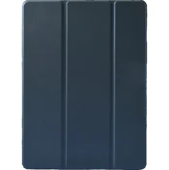 Pouzdro na mobilní telefon Pouzdro pro Apple iPad 10,2" (2019 - 2021) - gumová záda - stojánek + prostor pro Apple Pencil - tmavě modré