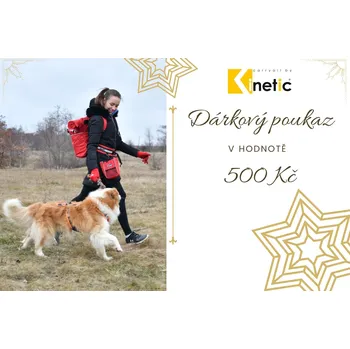 Dárkový potravinový koš KINETIC Dárkový poukaz 500 Kč Pejskařina
