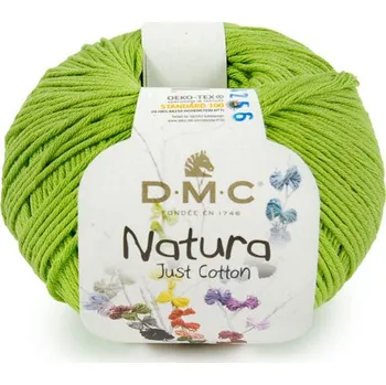 Příze Příze NATURA Just Cotton 50g, zelená - odstín 13