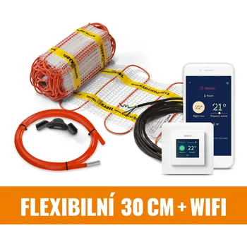 Topná rohož Zvýhodněná sada rohože s termostatem Classic KIT WiFi 2,4 m2 360 W 8 m