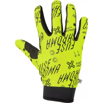 Cyklistické rukavice Dlouhoprsté rukavice Fuse CHROMA ALIAS žlutá XL