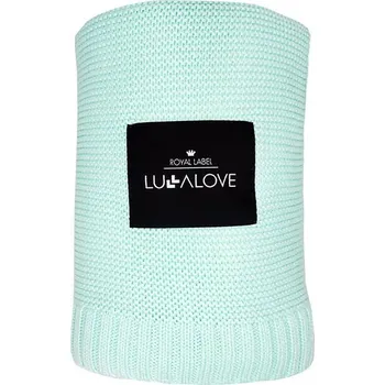 Dětská deka Lullalove Velká bambusová dečka 100x120 cm Máta