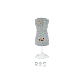 Obleček pro psa Nayeco svetr pro psa s kostí 45 cm šedý, obvod 47 cm doprodej