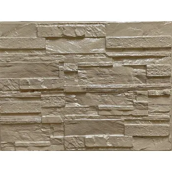 Obklad Obkladové panely 3D PVC 17 ukládaný kámen béžový