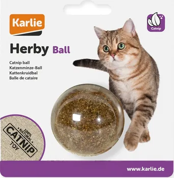 Hračka pro kočku Karlie Herby Ball 5 cm
