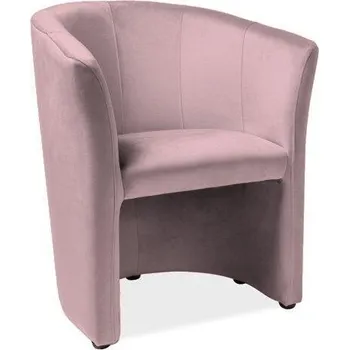 Křeslo MAMBA křeslo Nubis, růžová sametová