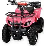 Dětská benzínová čtyřkolka 49cc růžová el. start a DO