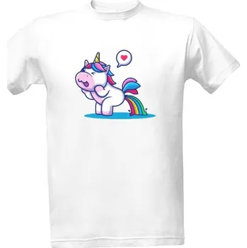 Pánská móda Tričko s potiskem Jednorožec duha 4 pánské