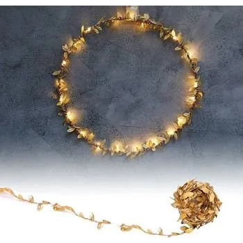 Svítící girlanda - listy