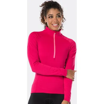 cyklistický dres Dres Bontrager Vella dlouhými rukáv Vella sytě růžová S