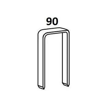 Průmyslová sponka Bostitch spony 90 15-35 mm, pozink 3000 - 7000ks Délka_: 1901501Z spony 90 - 15 mm, pozink 7 000ks